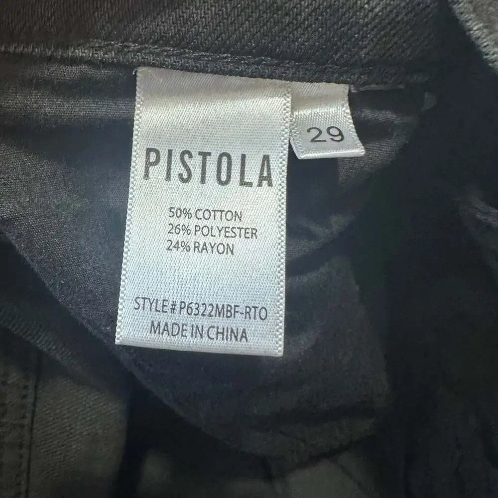 PISTOLA Cassie Super High Rise Straight in Retrograde - Picture 8 of 8